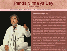 Tablet Screenshot of nirmalyadhrupad.org